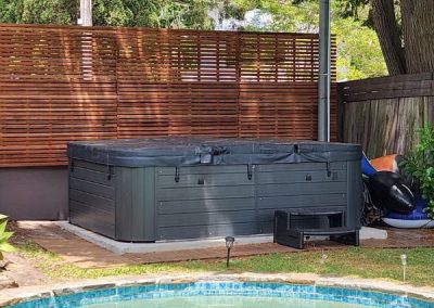privacy screen timber merbau Northern Beaches