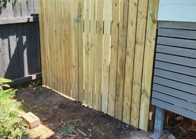 timber pedestrian gate Northern Beaches