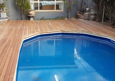 timber pool decking northern beaches