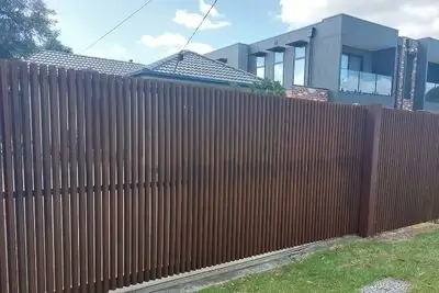 timber batten fence Northern Beaches