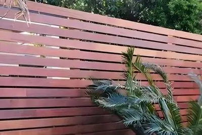 timber slat fence Northern Beaches