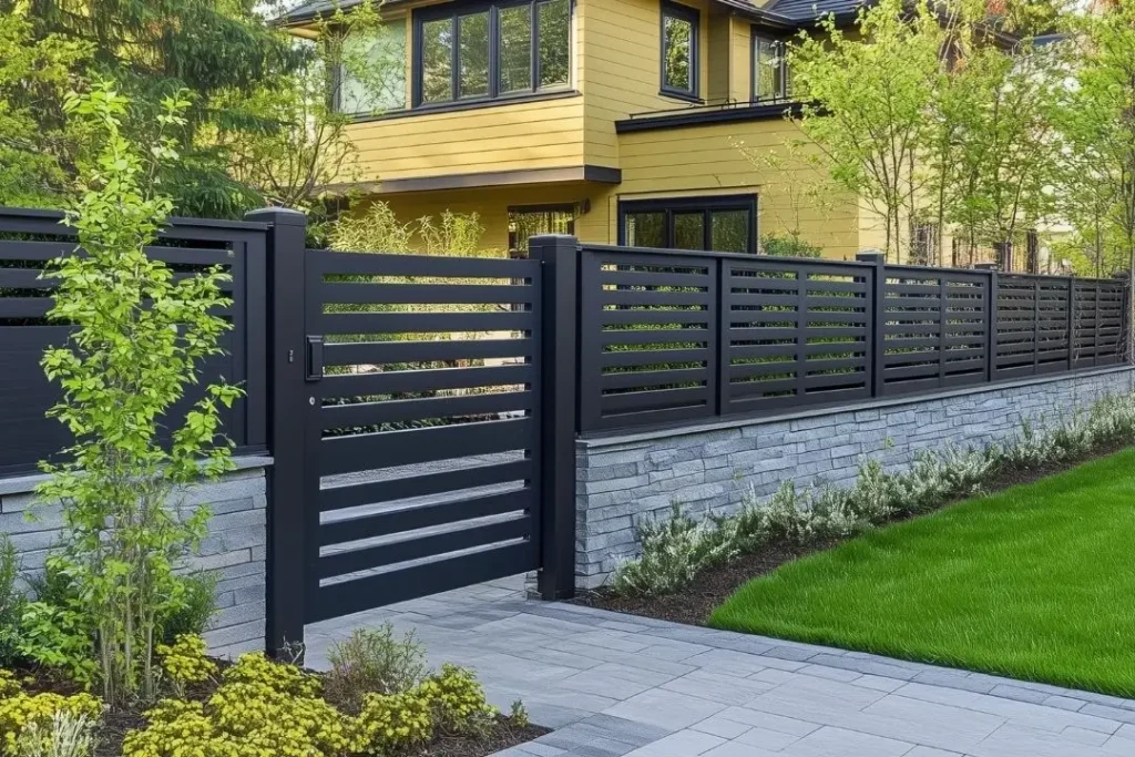 aluminium slat fencing