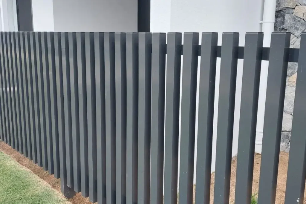 modern aluminium fence